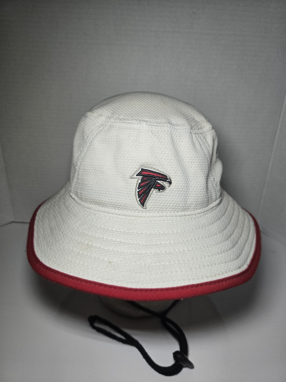 NFL Atlanta Falcons White Red Bucket Hat